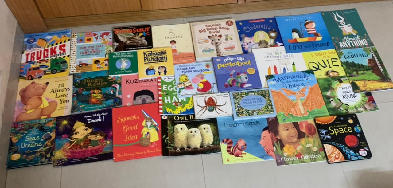 Dhyana’s Super Thirty! Books for 0-4 year olds #kbcBookBingoJr